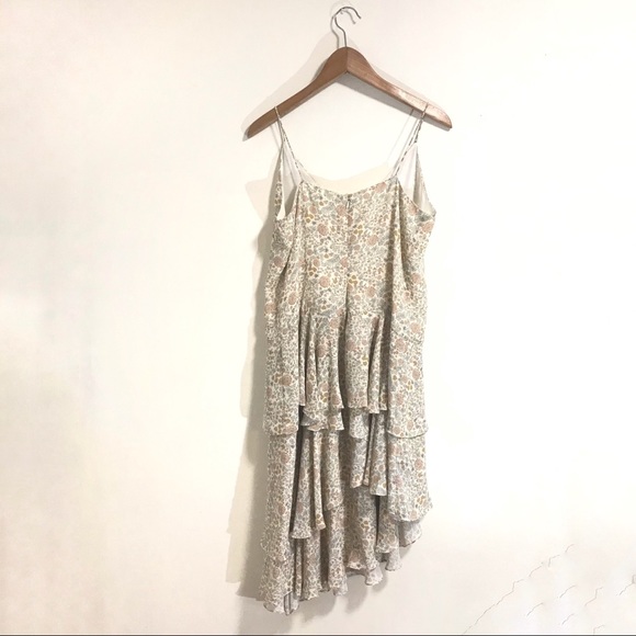 Prose & Poetry Floral Dress With Tiered Skirt - Picture 4 of 8